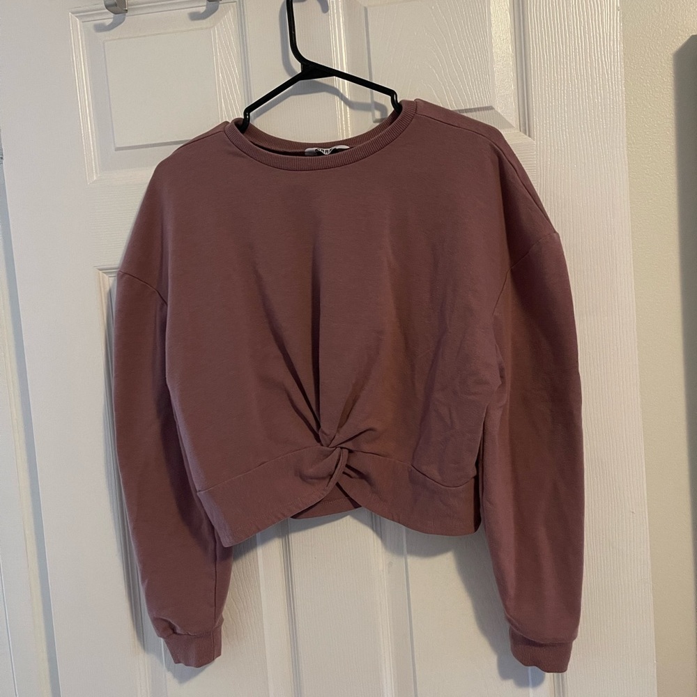 Long sleeve crop shirt
